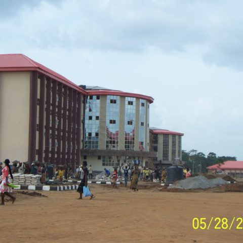 COLLEGE BUILDING AT AFE BABALOLA UNIVERSITY